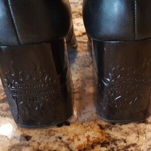Preowned Genuine Harley-Davidson Women's Black Boots